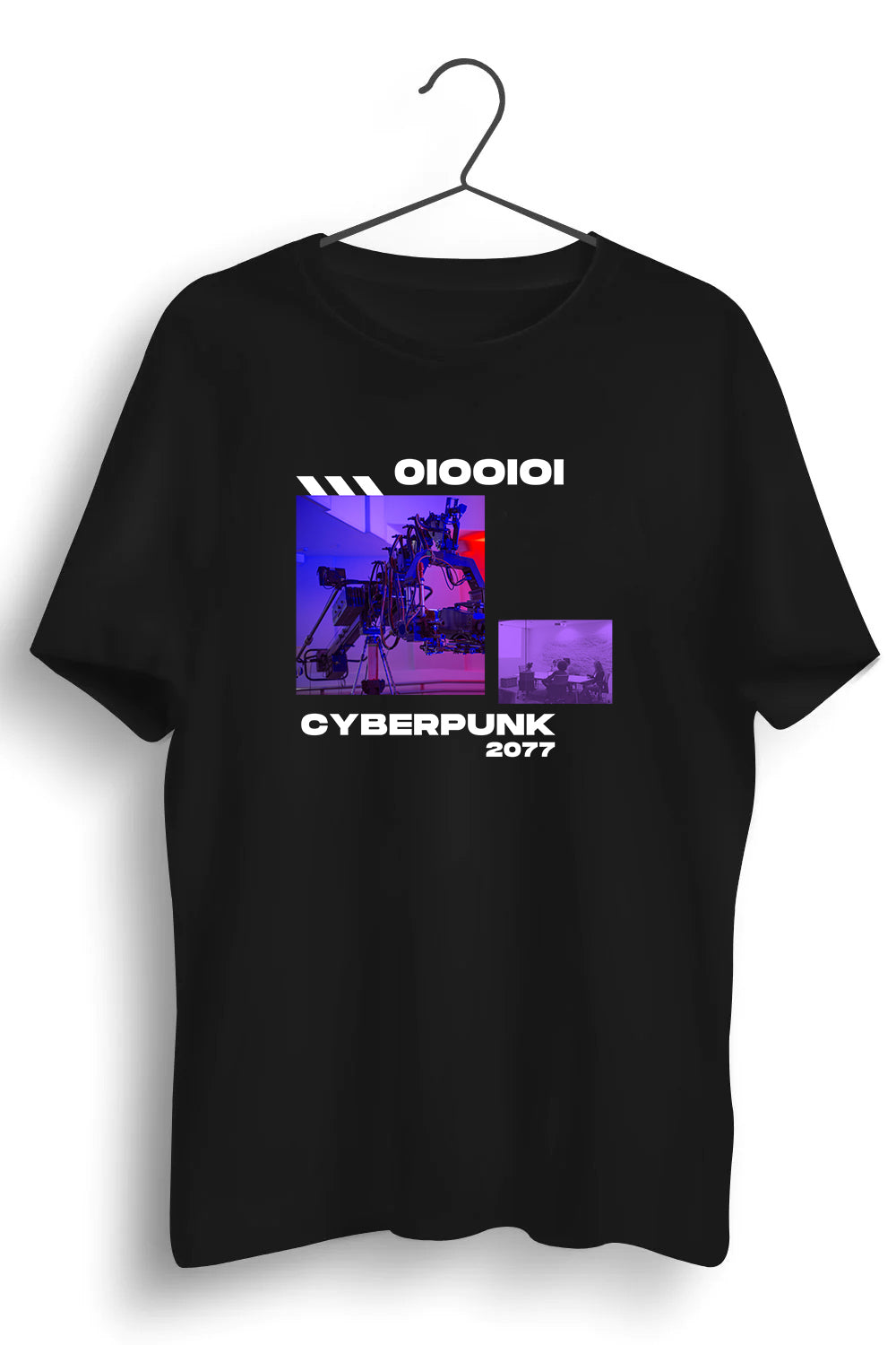 Cyberpunk 2077 Graphic Printed Black Tshirt