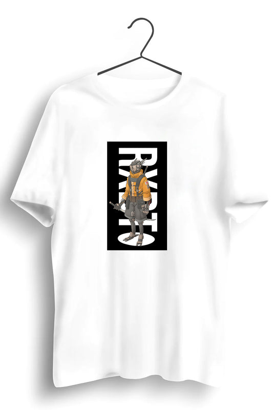 Rx Human Robot Graphic Printed White Tshirt