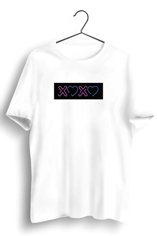 Xo Xo Graphic Printed White Tshirt